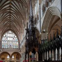 Exeter Cathedral - Interior, chevet looking southeast 