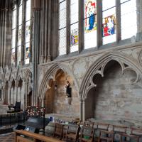 Exeter Cathedral - Interior, Lady Chapel south dado 