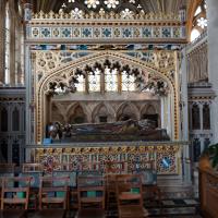Exeter Cathedral - Interior, Lady Chapel tomb