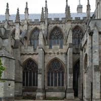 Exeter Cathedral - Exterior, north chevet elevation