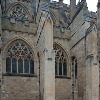 Exeter Cathedral - Exterior, south nave buttress