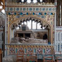 Exeter Cathedral - Interior, Lady Chapel north tomb