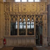 Exeter Cathedral - Interior, portal to Chapel of St. Saviour