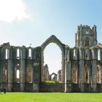 Fountains Abbey - Exterior, east elevation