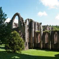 Fountains Abbey - Exterior, chevet and chapel, north elevation