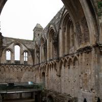 Glastonbury Abbey - Interior, west chapel looking northwest 