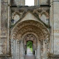 Glastonbury Abbey - Exterior, south portal