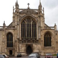 Gloucester Cathedral - Exterior, western frontispiecce 
