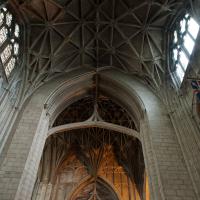 Gloucester Cathedral - Interior, north transept elevation