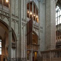 Gloucester Cathedral - Interior, north transept looking southeast 