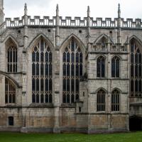 Gloucester Cathedral - Exterior, Lady Chapel south elevation