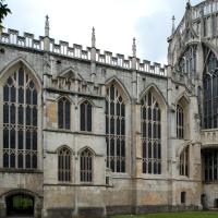 Gloucester Cathedral - Exterior, Lady Chapel north elevation