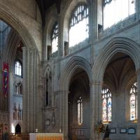 Ripon Cathedral - Interior, nave looking southeast 