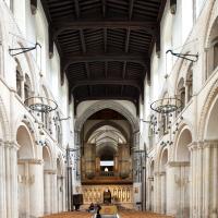 Rochester Cathedral - Interior, nave looking east 