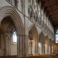 Saint Albans Cathedral - Interior, nave looking southwest 