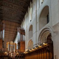 Saint Albans Cathedral - Interior, north choir stall