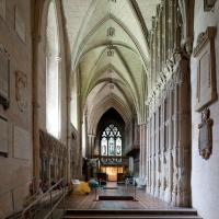 Saint Albans Cathedral - Interior, north chevet aisle 