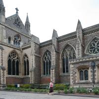 Saint Albans Cathedral - Exterior, chevet and Lady Chapel, southeast elevation