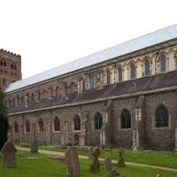 Saint Albans Cathedral - Exterior, nave, north elevation