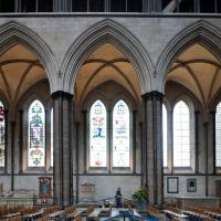 Salisbury Cathedral - Interior, nave looking north