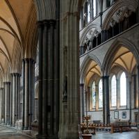 Salisbury Cathedral - Interior, crossing looking northwest 
