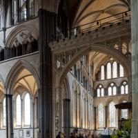 Salisbury Cathedral - Interior, crossing looking north
