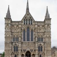 Salisbury Cathedral - Exterior, western frontispiece 