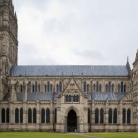 Salisbury Cathedral - Exterior, nave, north elevation