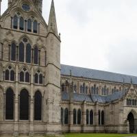 Salisbury Cathedral - Exterior, north transept and nave, north elevation