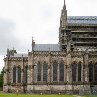 Salisbury Cathedral - Exterior, chevet, north elevation