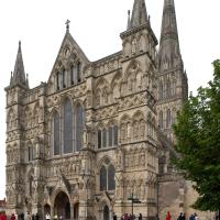 Salisbury Cathedral - Exterior, western frontispiece