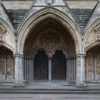 Salisbury Cathedral - Exterior, west portal