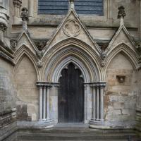 Salisbury Cathedral - Exterior, portal on west face