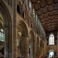 Selby Abbey - Interior, nave looking southwest 