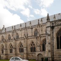 Selby Abbey - Exterior, chevet, north elevation 