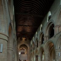 Southwell Minster - Interior, nave looking southeast 