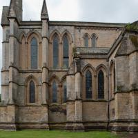 Southwell Minster - Exterior, chevet, north elevation 