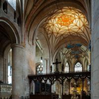 Tewkesbury Abbey - Interior, choir screen