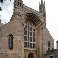 Tewkesbury Abbey - Exterior, western frontispiece 