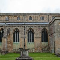 Tewkesbury Abbey - Exterior, nave, north elevation