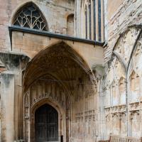 Tewkesbury Abbey - Exterior, south portal