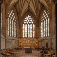 Wells Cathedral - Interior, Lady Chapel looking east 