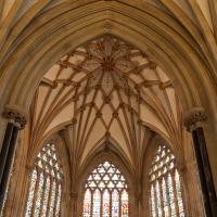 Wells Cathedral - Interior, Lady Chapel elevation 