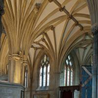 Wells Cathedral - Interior, ambulatory vault