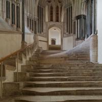 Wells Cathedral - Interior, staircase to chapter house