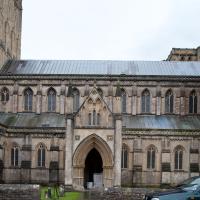 Wells Cathedral - Exterior, nave, north elevation 