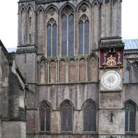 Wells Cathedral - Exterior, north transept, north elevation