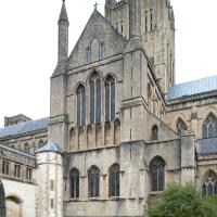 Wells Cathedral - Exterior, south transept, south elevation 