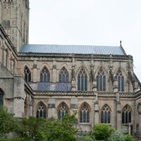 Wells Cathedral - Exterior, chevet, south elevation 