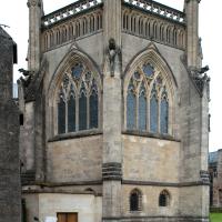 Wells Cathedral - Exterior, chapter house, east elevation 